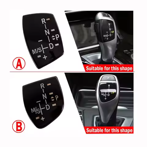 Interior Modification Car Gear Shift Knob Panel For BMW 1 2 3 4 5 7 Series F10 F11 F01 F02 X1 X3 X4 