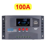 MQQ PWM MPPT ควบคุมการชาร์จพลังงานแสงอาทิตย์ 30A 60A 100A โซล่าชาร์จเจอร์ 12V 24V Solar Charge Contr
