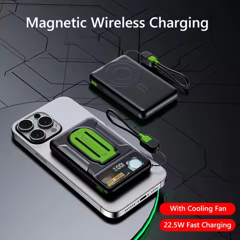 For Magsafe Power Bank 20000mAh PD22.5W Fast Charging Portable Charger Magnetic Powerbank for iPhone
