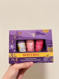 全新Burt's bees hand cream trio