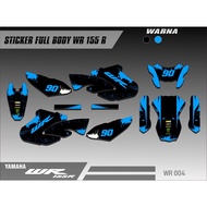 Decal Sticker Motor Cross WR155 Fullbody - Decal Sticker WR 155 Trail Design WR-004