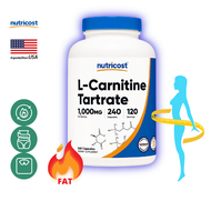 นูทรีคอสท์ แอล-คาร์นิทีน 1000 mg/s แอลคาร์นิทีน Nutricost L-Carnitine DSCT /กินร่วมกับ แอปเปิ้ลไซเดอ