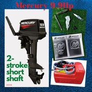 Mercury Outboard Motor 9.9HP 2-Stroke Short Shaft (with FOC of Quicksilver 0.5 Litre 1 bottle)