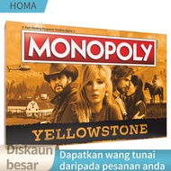 HOMA Yellowstone Monopoly Board Game Card Game Board Card Products Measure 2.5 X 15.8 X 10.5 Inches