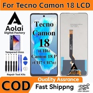 For Tecno Camon 18 CH6 Tecno Camon 18 P CH7 CH7n LCD Digital Touch Screen Display Assembly for Repla