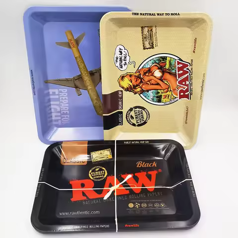 Rolling Tray 18*12.5CM Tobacco Metal Cigarette Smoking Accessories