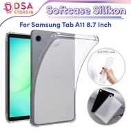 Samsung Tab A11 8.7" Case Samsung Tab A11 Cover/ Samsung Tab A11 Ultrathin Jelly Case Clear Black Si