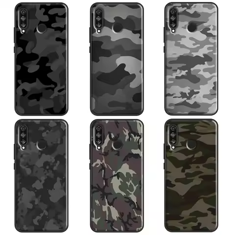 Military Army Camouflage For Huawei Nova 10 SE 9 5T 12s 12i 11i Y91 Y90 Y60 Y70 Y72 Y61 P20 P30 P40 