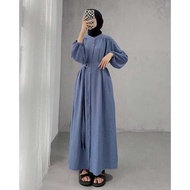 Viral Cringkle Airflow Dress - Premium Cringkle Airflow Dress - Wudhu Friendly Cringkle Airflow Dres