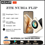 Nubia Flip Snapdragon 7 Gen1 5G China Rom 6.9inch AMOLED 2790X1188 4310mAh NFC 50MP AI Dual Camera S