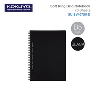KOKUYO Soft Ring Grid Notebook A5/B5 (70 Sheets) Buku Nota Grid Cincin Lembut KOKUYO A5/B5 (70 Helai
