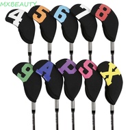 MXBEAUTY1 Golf Iron Headcover Sports 10Pcs/set Training Equipment Golf Putter Accessories With Numbe
