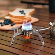 Outdoor Portable Camping Stove Stove Split Gas Stove Flat Gas Tank Folding Stove with Electronic Lig