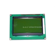 [UCI Electronics] (15-2) LCD 128x64 128 * 64 Drawing Type Yellow Green Screen Serial Port Universal 