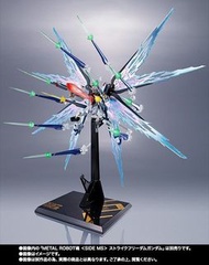 已開齊件（不含主體）舊版BANDAI METAL ROBOT魂光之翼連特效套裝 WING OF LIGHT & HI-MAT FULL BURST EFFECT SET for ZGMF-X20A S