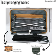 Munnakaes - Tas Selempang Pria Wanita Tas Pocket Tas Hp Hanging Wallet Simple praktis dan multifungsi slingbag atau digantung di leher Seri C