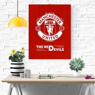 KAYU Manchester United FC- VIEW WOODEN POSTERS - NATURAL VIEW PHOTOS - PAINTING PHOTOS - HOME DECORA