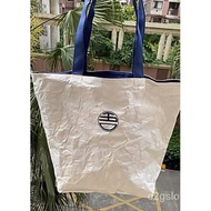 YQ Artistic Washable Kraft Paper Portable Paper Bag Bucket Bag Popular Shoulder DuPont Paper Bag Custom Kraft Paper Shou