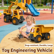Lori Dumper Budak Truck Car Excavator Mainan Boom Large Mixer Truck