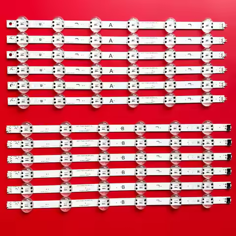 12PCS LED Backlight Strip For 82UM75 82UM8070 82UM7600PLB 82UM8070PUA 82UN8570PUC 82UM7500PTA Triden