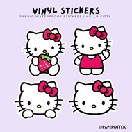 Hello Kitty Pink Sticker Sanrio Waterproof Vinyl Sticker paperotti.ig Waterproof Sticker