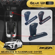 [𝗚𝗘𝗔𝗥 𝗛𝗔𝗡𝗗𝗕𝗥𝗔𝗞𝗘 𝗖𝗢𝗩𝗘𝗥] PERODUA BEZZA 2020 - 2024 GearKnob Accessories Accessori Aksesori Kereta Car Gear Up Bodykit 2023