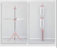 多功能 折疊/伸縮 掛衣架/晾衫架  Clotheshorse/Clothes Hanger （紅/藍/綠）