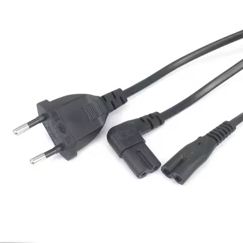 EU To IEC 320C C7 AC power cord Schuko CEE7/16 to C7 Firgure 8 Power lead cable for samsung Philips 