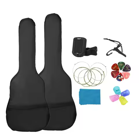38 Inch/41 Inch Guitar Accessories Professional with Bag Acoustic/Classic Guitar String Pick Tuner C