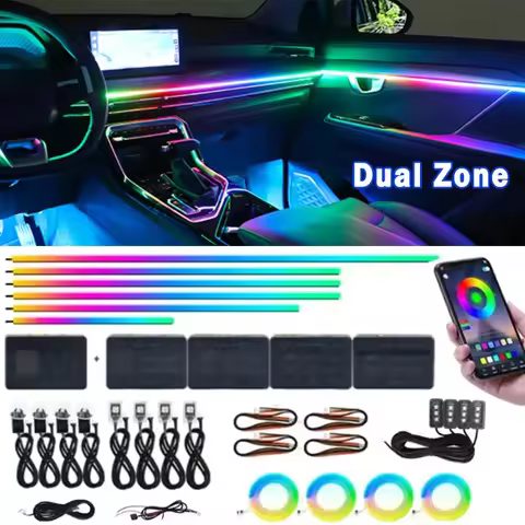 18 in 1 22 in 1 Interior Acrylic Ambient Light 64 Colors RGB Bluetooth Neon Rainbow Symphony Led Acr