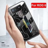 For ROG 6 Anti-Drop Glass Case For Asus ROG Phone 6 Tempered Glass Cover For Asus ROG 6 Capa For Asus ROG Phone6 ROG6 Casings