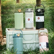 Bình giữ nhiệt có ống hút ly giữ nhiệt 1000ml không đổ mồ hôi lõi inox 316 cao cấp giữ nhiệt nóng lạ