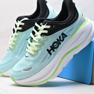 【HOKA】HOKA ONE ONE Bondi 9 Low-Top Mountain Outdoor Running Shoes Cyan. M1WW