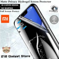 XIAOMI REDMI NOTE 8 PRO / NOTE 8T / NOTE 8 / 8A DUAL / 8A PRO / 8A / 8 Matte Privacy Hydrogel Screen