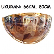Half Dome Mirror, size 66cm, Convex Mirror, Security Mirror Safety Mirror Round Dome Mirror