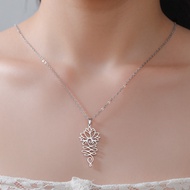 lotus pendant necklace, women's accessories, 304 stainless steel necklace