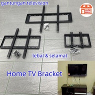 MULTI TV BRACKET 14''-42"/26"-65" (LCD/LED/PLASMA) / GANTUNGAN TV (KAKI BESI) 电视墙支架(铁脚) FLAT PANEL FIXED WALL MOUNTED