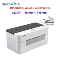 Xprinter 4Inch Thermal Label XP-D463B/D362B Barcode Sticker Printer for 26mm-116mm Paper DHL,Fedex E