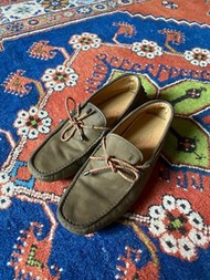 Tod's Laccetto City Gommino Driving Loafers 橄欖綠 豆豆鞋 UK5號