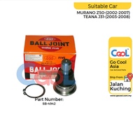 LOWER ARM BALL JOINT -FRONT(FR) MURANO Z50-(2002-2007)TEANA J31-(2003-2008) 555 JAPAN REF:SB-4942 SP