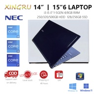 【Preferred Local Stock】【Cheapest Laptop】NEC 15”6 Intel Core i3 i5 i7 1-5Gen 8GB RAM 256GB SSD Notebo
