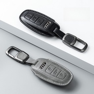 For Audi Q8 RSQ8 A6 C8 S6 RS6 A7 S7 RS7 A3 8Y A8 D5 4N RS E-tron GT Q4 Q7 4M Leather Car Remote Key 