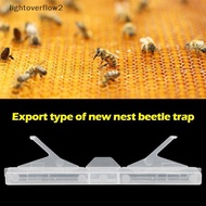 [new] 5/10Pcs Hive Beetle Trap Clear Plastic Reusable Beetle Trap Bee Health Suitable For Hive Frame