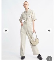 Calvin Klein Jeans  實用風格背面鏤空連身褲 連身衣 工裝褲 工作服