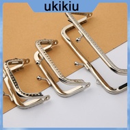 UKIi Square Metal Frame Kiss Clasp Lock Purse Handle Frame Kiss Clasp Frame Purse Making Square Bag 