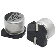 Chip Aluminum Electrolytic Capacitor 25V47UF Volume 6.3 * 5.4mm 47UF/25V 10V 100UF 50V 220UF SMD Ele