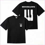 BIGBANG 2026 G-DRAGON same style piano key thick cotton T-shirt FAM gift Coachella HOME SWEET HOME