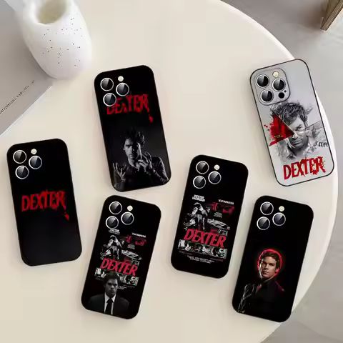 D-Dexter Phone Case Soft TPU Skin-Friendly Phone Case For IPhone 17/16/15/14/13/12/11 Series: PRO, M