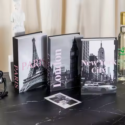 New Luxury Fake Books Home Decoration Remote Control Storage Box Coffee Table Fashion Home Decoratio