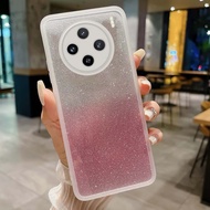 Phone Case for Vivo X100 Ultra X100S Pro Bling Starry Glitter Full Camera Protection Film Soft Silic